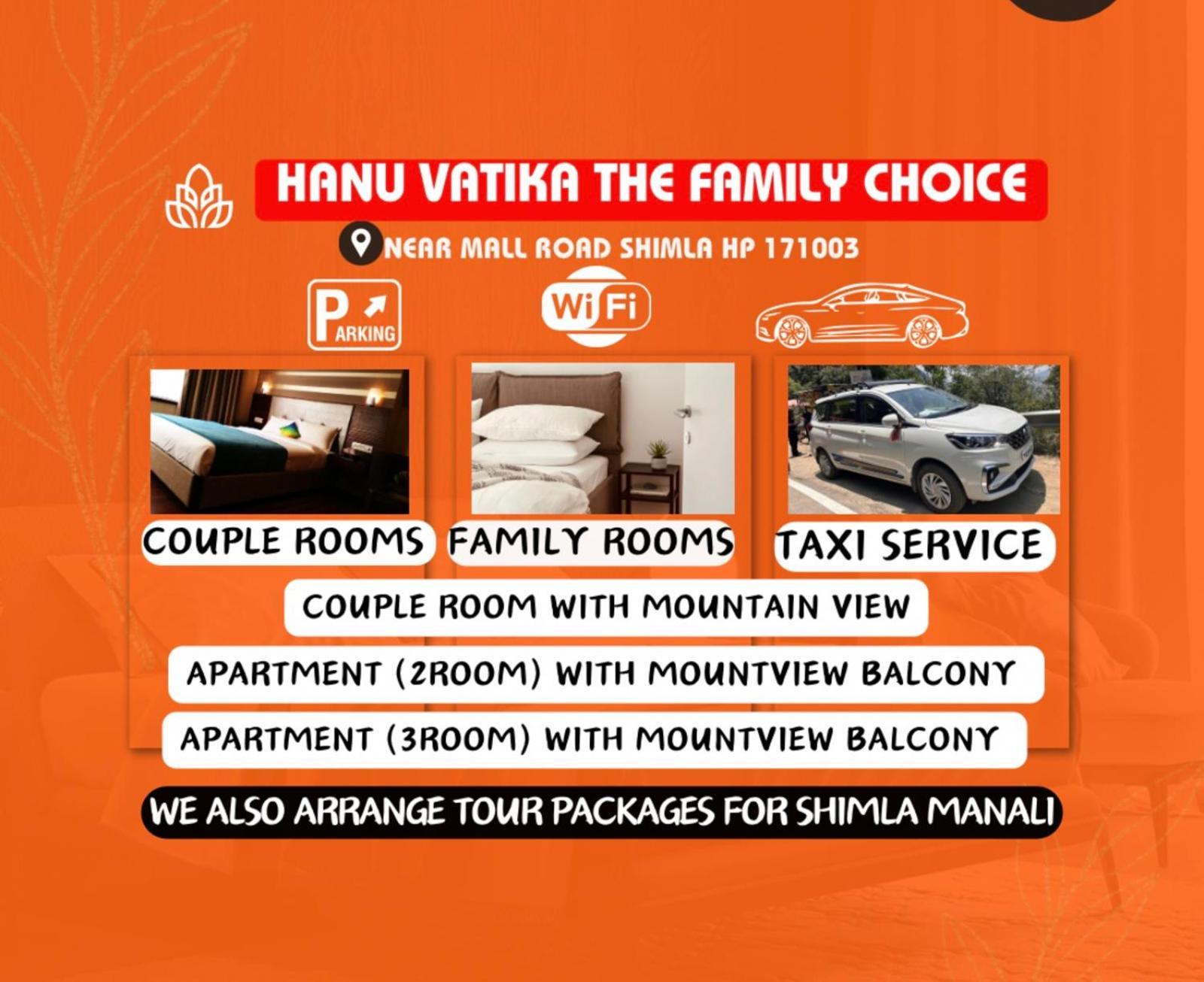 Hanu Vatika The Family Choice Shimla Ngoại thất bức ảnh